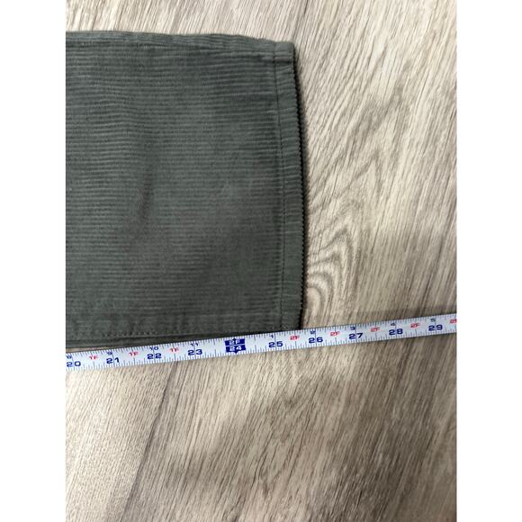 Pacsun Corduroy Pants Butterfly Embroidered High Rise Gray Size 27 - Picture 7 of 9